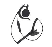 UAYESOK Auriculares inalámbricos ligeros de 1 pin de 3,5 mm para escuchar solo con diseño de oreja, para las fuerzas del orden público Kenwood Motorola Walkie Talkie