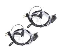 UAYESOK Auriculares walkie-Talkie 2 Pines para Midland G7 Pro/G8/G9 Pro（2） | Pinganillo Auriculares walkie talkie tubo transparente 2 pines PTT Midland G7/G8/G9/M24/M48/M99/XT30/XT50/XT70