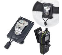 UAYESOK CB - Soporte para cinturón, soporte de micrófono de radio móvil para cinturón de trabajo, clip de funda para walkie talkie para Kenwood, Motorola, Icom, Yaesu, radio móvil, micrófono con