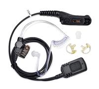 UAYESOK Covert - Auricular para Motorola DP3400 DP4400 DP4401 DP4600 DP4800 DP4801 MTP6650 Radio de seguridad bidireccional, auriculares walkie talkie con tubo acústico de aire PTT micrófono y orejera