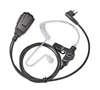 UAYESOK Covert - Auriculares Walkie Talkie de tubo acústico de 2 pines con micrófono PTT y auriculares para Motorola CP040 DP1400 GP300 XT420 XT460 Hytera PD405 PD505 TC620 Kit de vigilancia de radio