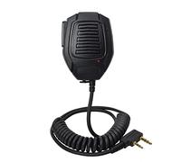 UAYESOK Micrófono de Altavoz de Mano, micrófono de Radio de Hombro Reomote de 2 Pines con Conector para Auriculares de 3,5 mm, Compatible con Walkie Talkie de BAOFENG UV-5R 888S RETEVIS