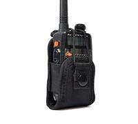 UAYESOK Pequeño soporte para bolsa de radio Walkie Talkie, funda de transporte, cinturón de seguridad, bolsas con clip para Baofeng UV-5R UV82 888S Motorola TLKR hablando de la radio bidireccional