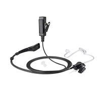 UAYESOK Pinganillo Walkie Talkie Seguridad Radio Auricular con micrófono PTT para Motorola DP4400 DP3400 DP3400e DP4600e DP4800 DP4801e XPR6350 XPR6550 con Tubo acústico de Aire Radio Accesorios