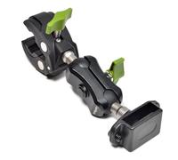 UAYESOK Soporte de radio para vehículo de bicicleta para Ham HT, Walkie Talkie, escáner, micrófono de altavoz