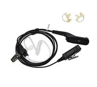 UAYESOK Surveillance Covert Air Acoustic Tube Auricular con micrófono PTT y Orejeras para Motorola Multi Pin DP3400 DP3401 DP3600 DP3601 DP4400 DP4600 DP4800 DGP4150 XIRP8200 Radio bidireccional