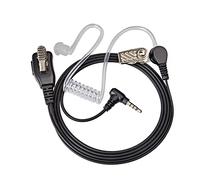 UAYESOK Tubo acústico Walkie Talkie Auricular con micrófono PTT para YAESU Vertex FT-60 FT-60R FT-70 FT-70DR FT-1DR FT3DR VX-10 VX-110 VX-150 VX-400 Retevis RB15 RT40B