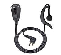 UAYESOK Walkie Talkie - Auriculares Bodyguard en forma de G con micrófono PTT grande para Motorola DP1400 CP040 GP300 XT420 XT460 CLS1110 CLS1410 Hytera PD505 para radio bidireccional de seguridad