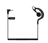 UAYESOK Walkie Talkie - Auriculares con receptor de 2,5 mm, en forma de G, con gancho suave para la oreja, auriculares para Kenwood HYT, Motorola Yaesu Ham, radio de 2 vías, micrófono con altavoz de