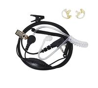 UAYESOK Walkie Talkie Bodygurnd Auricular de Tubo acústico de Aire VOX PTT Mic para Midland G6 G7 G8 G9 de 2 Pines Pro M24 M24 Plus M48 M99 G7 XTR GXT650 LXT8 Radio de 2 vías