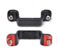 UAYESOK Walkie Talkie - Soporte de micrófono para altavoz y altavoz con tornillo autorroscante y adhesivo 3M para Baofeng Kenwood Motorola Hytera Midland Quansheng (2 unidades)