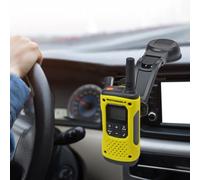 UAYESOK Walkie Talkie - Soporte para radio con ventosa para automóvil, salpicadero, parabrisas, para Motorola Baofeng, Kenwood, Icom, Midland, Retevis, Sepura, radio de dos vías, estilo cascada