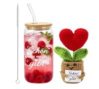 UAYNFY Mejor novia regalos, taza térmica de 500 ml, regalo de amistad con muñeca de punto, regalos para mujeres bonito que te da, regalo de graduación personalizado para mejores amigas