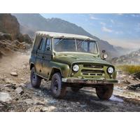 Uaz 469 Soviet Military Off-Road Vehicle 1 :3 5 Plástico Modelo Kit Zvezda