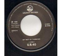 UB40 - UB40 - MY WAY OF THINKING / I THINK ITÆS GOING TO RAIN - 7 inch plain sleeve - 7 inch vinyl / 45