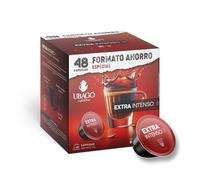 Ubago Café en cápsulas Café Espresso Extra Intenso, compatible con capsulas Dolce Gusto, intensidad 8/8, oferta de 48 unidades