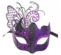Ubauta Mariposa veneciano máscara de mujer para bailes de máscaras/bola de partido/baile/Mardi Gras/boda/decoración de pared