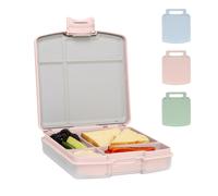 Ubbi Bento Lunch Box for Kids Back to School with 4 Compartments BPAFree Leakproof Dishwasher Safe FoodSafe Material Port
