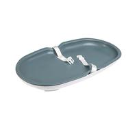 Ubbi Cambiador de bebé, fácil de limpiar con base desmontable, espuma ligera, impermeable, incluye correa de seguridad y pies antideslizantes, agua abierta