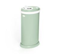 Ubbi Cubo de basura de acero con bloqueo de olores, no requiere bolsa especial, ahorro de dinero, galardonado, diseño moderno, papelera de pañales imprescindible, color verde salvia