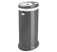 Ubbi Cubo de basura de acero con bloqueo de olores, no requiere bolsa especial, ahorro de dinero, galardonado, diseño moderno, papelera de pañales imprescindible, color gris pizarra