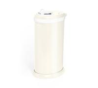 Ubbi Cubo de pañales de acero inoxidable, bloqueo de olor, no requiere bolsa especial, galardonado, imprescindible para el registro, marfil mate