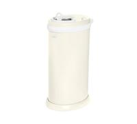 Ubbi Cubo de pañales de acero inoxidable, bloqueo de olor, no requiere bolsa especial, galardonado, imprescindible para el registro, marfil mate