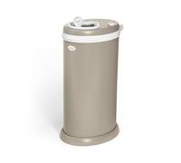 Ubbi Cubo de pañales de acero inoxidable, bloqueo de olor, no requiere bolsa especial, galardonado, imprescindible para el registro, color gris pardo mate
