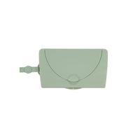 Ubbi Dispensador de toallitas para bebé, contenedor portátil para Viajes, Accesorio imprescindible para recién Nacidos, Soporte de toallitas Reutilizable, Color Verde Salvia