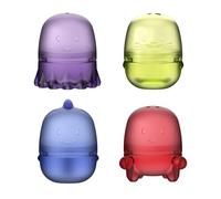 Ubbi - Juego de Juguetes de baño Intercambiables para bebés y Toddler, Coloridos Mix and Match Baby Bathtub Toys, Juego de 4