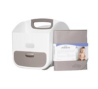 Ubbi Organizador portátil para pañales y cambiador, color gris pardo