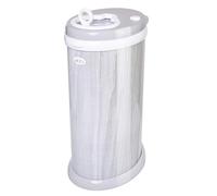 Ubbi Steel Diaper Pail, Odor Locking, No Special Bag Required, Award-Winning, Registry Must-Have, Woodgrain