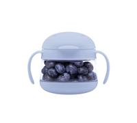 Ubbi Tweat No Spill Snack Container for Kids, BPA-Free, Toddler Snack Container, Cloudy Blue