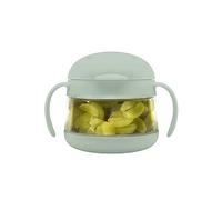Ubbi Tweat No Spill Snack Container for Kids, BPA-Free, Toddler Snack Container, Sage