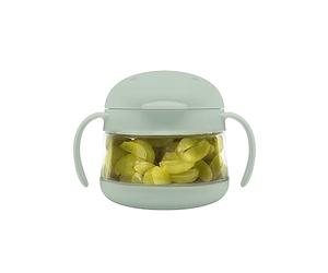 Ubbi Tweat No Spill Snack Container for Kids, BPA-Free, Toddler Snack Container, Sage
