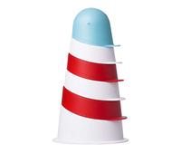 Ubbi Vasos apilables de Faro, Juguetes de baño para bebés y niños pequeños, Regalo para Padres nuevos y futuros, Juguetes de Aprendizaje y Desarrollo para niños pequeños