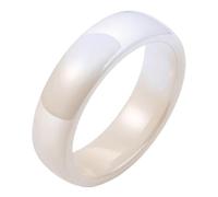 UBBVPKY Anillos De Boda Para Mujeres Y Hombres Anillo De Cerámica Redondo Con Degradado Novedoso Para Parejas, Joyería Navideña, Anillo De Compromiso, Anillos De Aniversario, Marrón 7