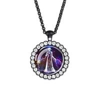 UBBVPKY Collar De Constelación Que Brilla En La Oscuridad Para Mujer Con Colgante De Diamante Del Signo Del Zodiaco Joyería De Astrología Horóscopo Y Constelación Regalo Para Mujeres Y Hombres Virgo