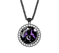 UBBVPKY Collar Luminoso De Constelación Del Zodiaco Colgante De Diamante De Cristal Que Brilla En La Oscuridad Joyería Astrológica Para Hombre Y Mujer Géminis