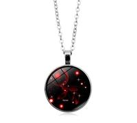 UBBVPKY Collar Luminoso De Constelación Para Hombre Y Mujer: Colgante Redondo Que Brilla En La Oscuridad Con El Signo Del Zodiaco Astrología Horóscopo Y Constelación