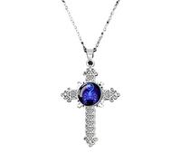 UBBVPKY Collar Vintage Con Colgante De Cruz Luminosa De Las 12 Constelaciones Con Cadena Que Brilla En La Oscuridad Joyería Del Zodiaco Horóscopo Y Astrología Para Mujeres Y Hombres Escorpio