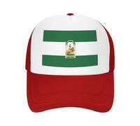 UBBVPKY Gorras De Béisbol para Hombre Mujer con Estampado De La Bandera Autónoma De Andalucía Gorras Transpirables con Visera para Exteriores Al Golf IR Al Gimnasio Entrenar Practicar para La Oficina