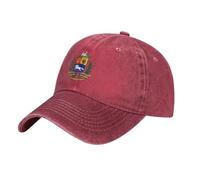 UBBVPKY Gorras De Béisbol para Hombre Mujer con Hebilla - Estampado del Emblema De Venezuela Gorra De Algodón para Hombre para Correr Jugar Al Golf IR Al Gimnasio Entrenar Practicar Deportes