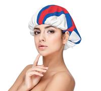 UBBVPKY Gorro De Seda Para Dormir Para Cabello Rizado Gorro De Satén Para Mujer Y Hombre Gorre De Dormir Elástico Con Estampado De La Bandera De Las Islas Feroe