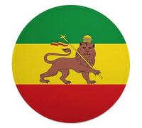 UBBVPKY Manta Suave De Franela para Sofá Cama con Estampado De La Bandera De Etiopía para Adultos Y Niños Redonda Y Novedosa para Interior Exterior Viajes Camping Y Hogar 150 Cm