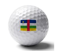 UBBVPKY Pelotas De Golf Personalizadas con La Bandera De La República Centroafricana como Regalo para Hombres Y Mujeres Accesorios De Golfistas para Golfistas Amantes Cumpleaños Y Navidad