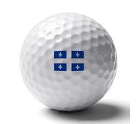 UBBVPKY Pelotas De Golf Personalizadas con La Bandera De Quebec Un Regalo para Hombres Y Mujeres Accesorios para Pelotas De Golf De Distancia para Golfistas Amantes Cumpleaños Y Navidad