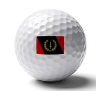 UBBVPKY Pelotas De Golf Personalizadas E Impresas Divertidos Accesorios De Golfistas Regalo con La Bandera Afroamericana del Mes De La Historia Negra para Amantes del Golfistas Papás Y Esposos