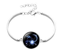 UBBVPKY Pulsera De 12 Constelaciones Para Cumpleaños, Ajustable, Con La Suerte, Para Mujeres Y Hombres, Ideal Como Regalo De Astrología Y Horóscopo, Para Parejas, Capricornio