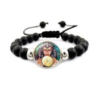UBBVPKY Pulsera De Cuentas De Las 12 Constelaciones Del Zodiaco - Pulsera De Pareja De 8 Mm Hecha A Mano Con Cuentas Elásticas Para Mujeres Y Hombres, Regalo De Cumpleaños, Virgo